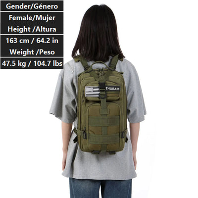 30L/50L 1000D Nylon Waterproof Trekking Fishing Hunting Bag Backpack Outdoor Rucksacks Tactical Sports Camping Hiking - Smarsty