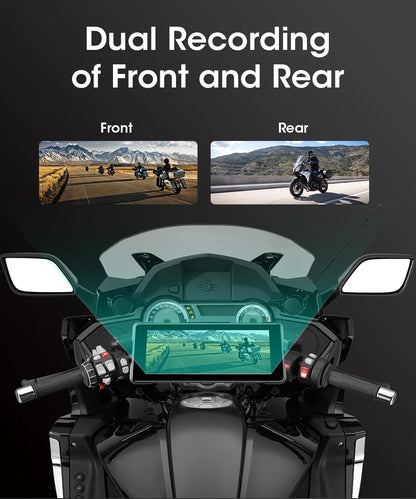 Portable Motorcycle Navigation Display CarPlay Android Auto - Smarsty