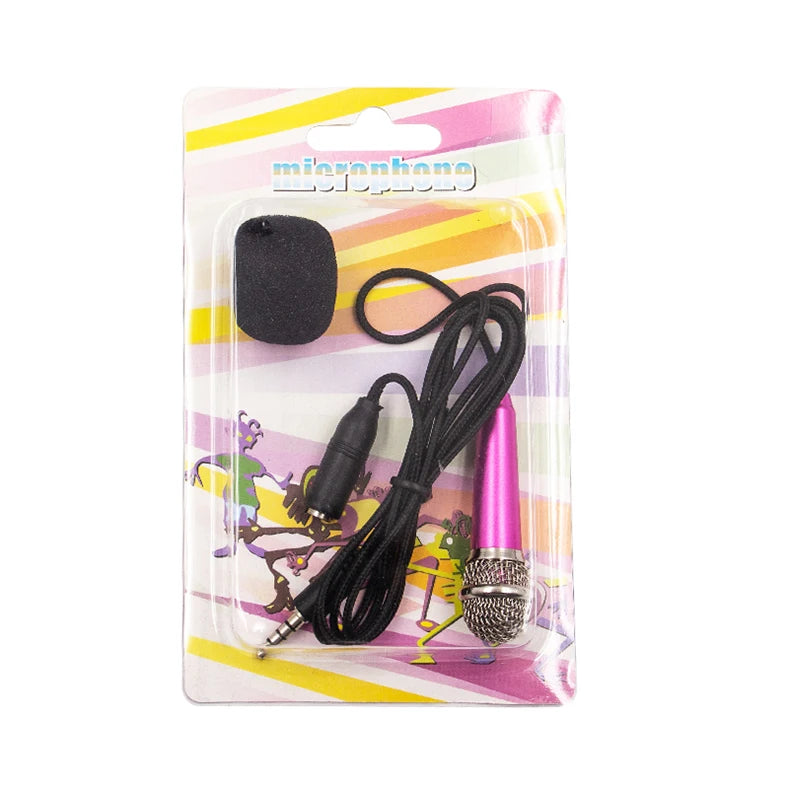 Portable 3.5mm Stereo Microphone for Karaoke and Recording - Smarsty