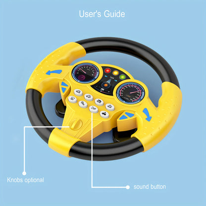 1PC Car Steering Toys Steering Wheel Toy Creative Children's Education Toy Easter New Year's Day Spring Festival Gift