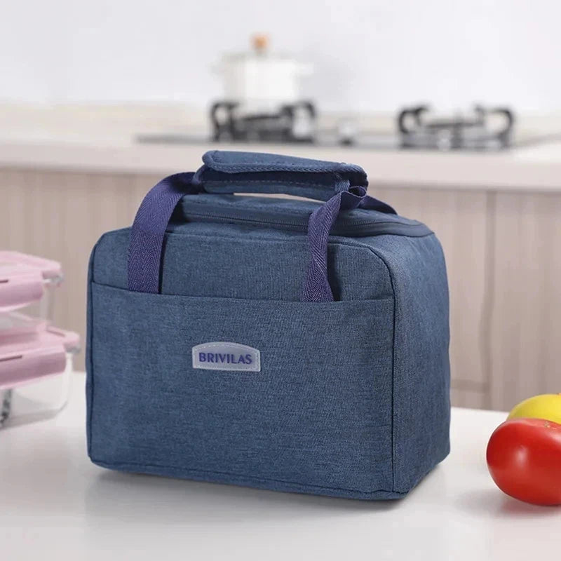 Insulated Portable Lunch Bag For Women Office Tote Compact - Smarsty