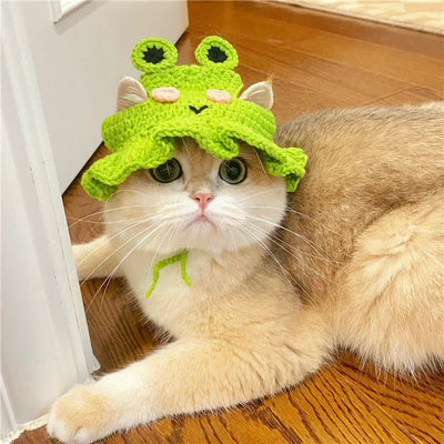 Cute Frog Cat Hat with Bunny Ears for Fun Costumes - Smarsty