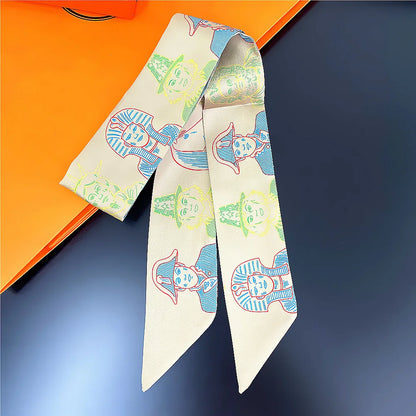Silk Summer Scarf for Women Lightweight Neckwear - Smarsty