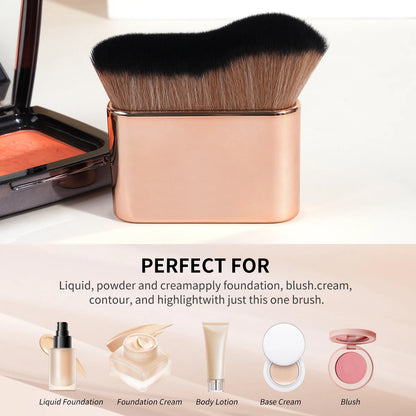 MAANGE Large Makeup Brush for Flawless Liquid Foundation Application - Smarsty