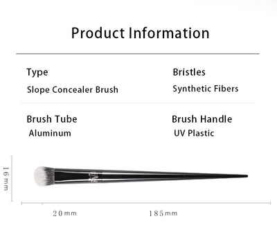 Kat Von D Soft Fiber Concealer Brush with Elegant Handle - Smarsty