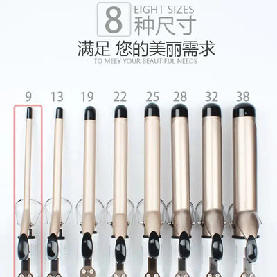 Professional Temperature Setting Electric Hair Curler Wand - Smarsty