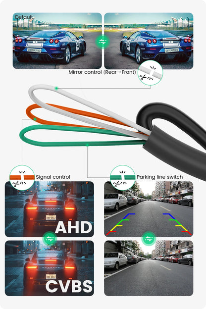 Rear View Camera 1080p Full HD Night Vision for Cars - Smarsty