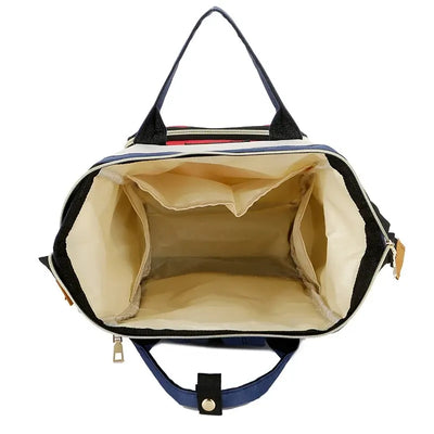 New Fashion Oxford Multi Functional Wear Resistant Insulation Large Capacity Zipper Mommy Bag Backpack for Travel - Smarsty