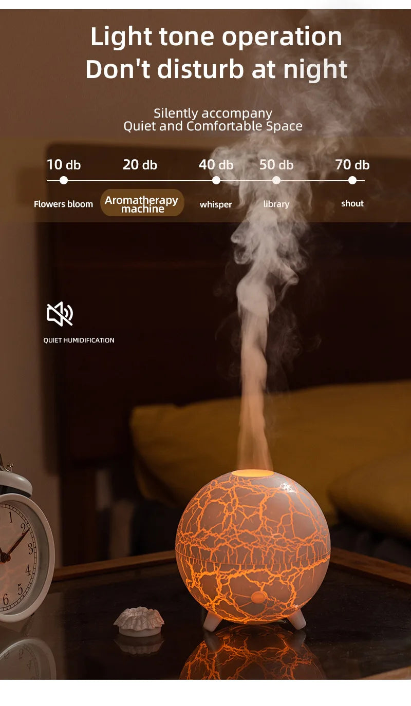 Colorful Atmosphere Lamp USB Humidifier with Essential Oil Diffuser - Smarsty