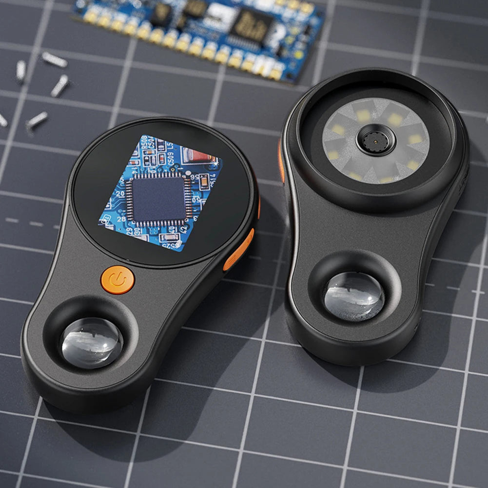 500X Digital Handheld Microscope 2 Inch IPS Screen Electronic Coin Magnifier Portable Microscope Camera for Jewelry Watch Repair