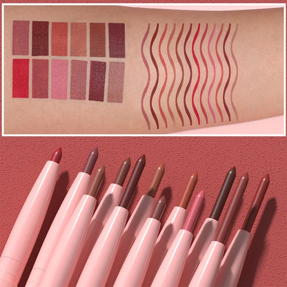 Matte Red Brown Lip Liner Pencil for Plump Lips - Smarsty
