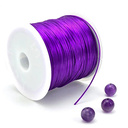 Strong Elastic Beading Cord 1mm 10m Durable Stretch - Smarsty