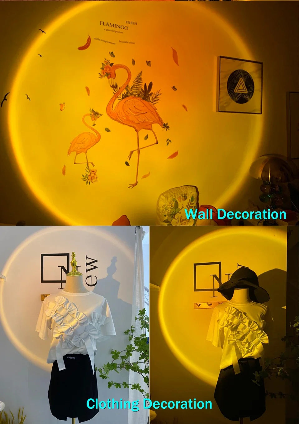 USB Sunset Light Projector for Stunning Bedroom Decor - Smarsty