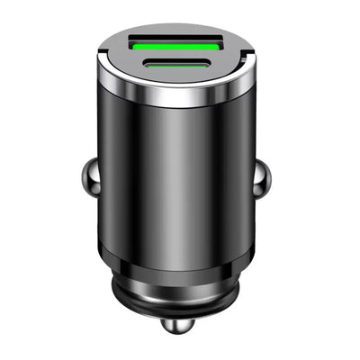 200W mini car charger fast charging for iPhone QC3.0 mini PD USB Type C car mobile phone charger for Xiaomi Samsung Huawei - Smarsty