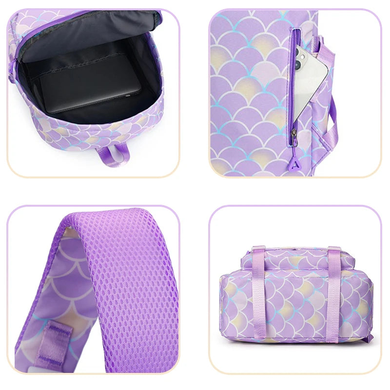 Lilo Stitch Kids Backpack Set 3 Piece Kawaii School Bags - Smarsty