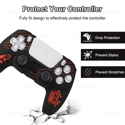 Silicone Protective Cover for PS5 Controller with Anti-Slip Grip - Smarsty