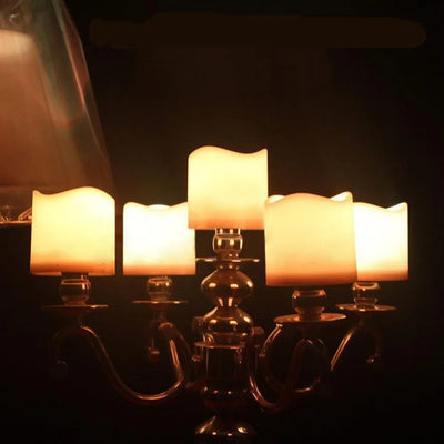 Flameless LED Electronic Candle Lights Creative Wishing Led Tea Lamp Warm White Halloween Wedding Christmas Decor Candle Light
