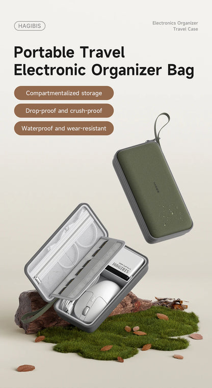 Hagibis Portable Travel Cable Organizer Bag - Smarsty