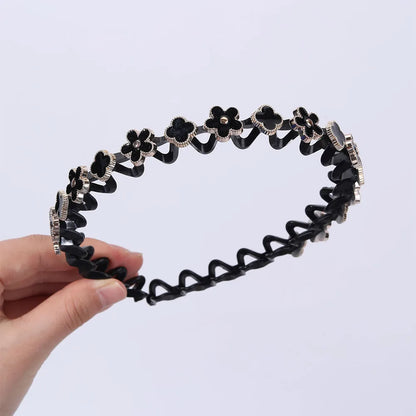 Non Slip Rhinestone Headbands With Secure Wave Grip - Smarsty