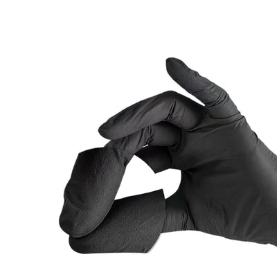 10/20/50/100PCS Black Nitrile Disposable Gloves for Work Latex Free Home Cleaning Glove Textured Mechanic Tattoo Hair Dye Beauty - Smarsty