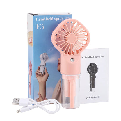 Portable Mini Handheld Humidifier Fan with Mist - Smarsty