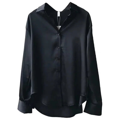 Woman Spring Autumn Style Blouses Shirts Lady Casual Long Sleeve Turn-down Collar Blusas Tops DF4849 - Smarsty