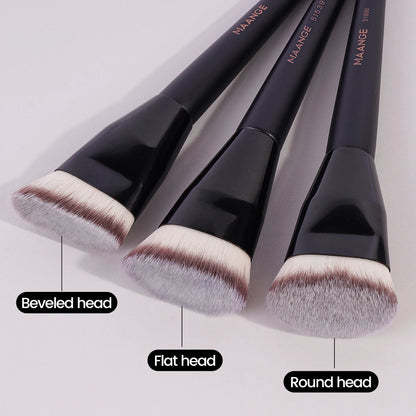 MAANGE 3 Piece Makeup Brush Set for Flawless Application - Smarsty