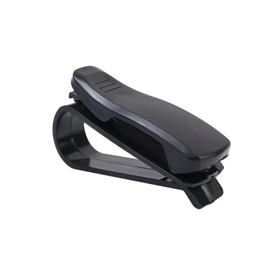 Car Visor Clip Glasses Holder Rotates 180 Degrees Card Slot - Smarsty