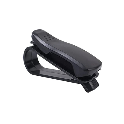 Car Visor Clip Glasses Holder Rotates 180 Degrees Card Slot - Smarsty