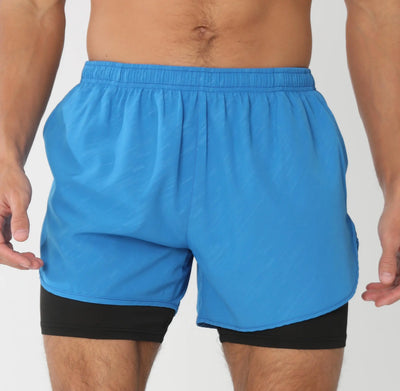 Gym Shorts Men Running Shorts with Liner Pockets Towel Loop Quick Dry Lightweight Workout Men's Breathable Athletic Sport Shorts - Smarsty