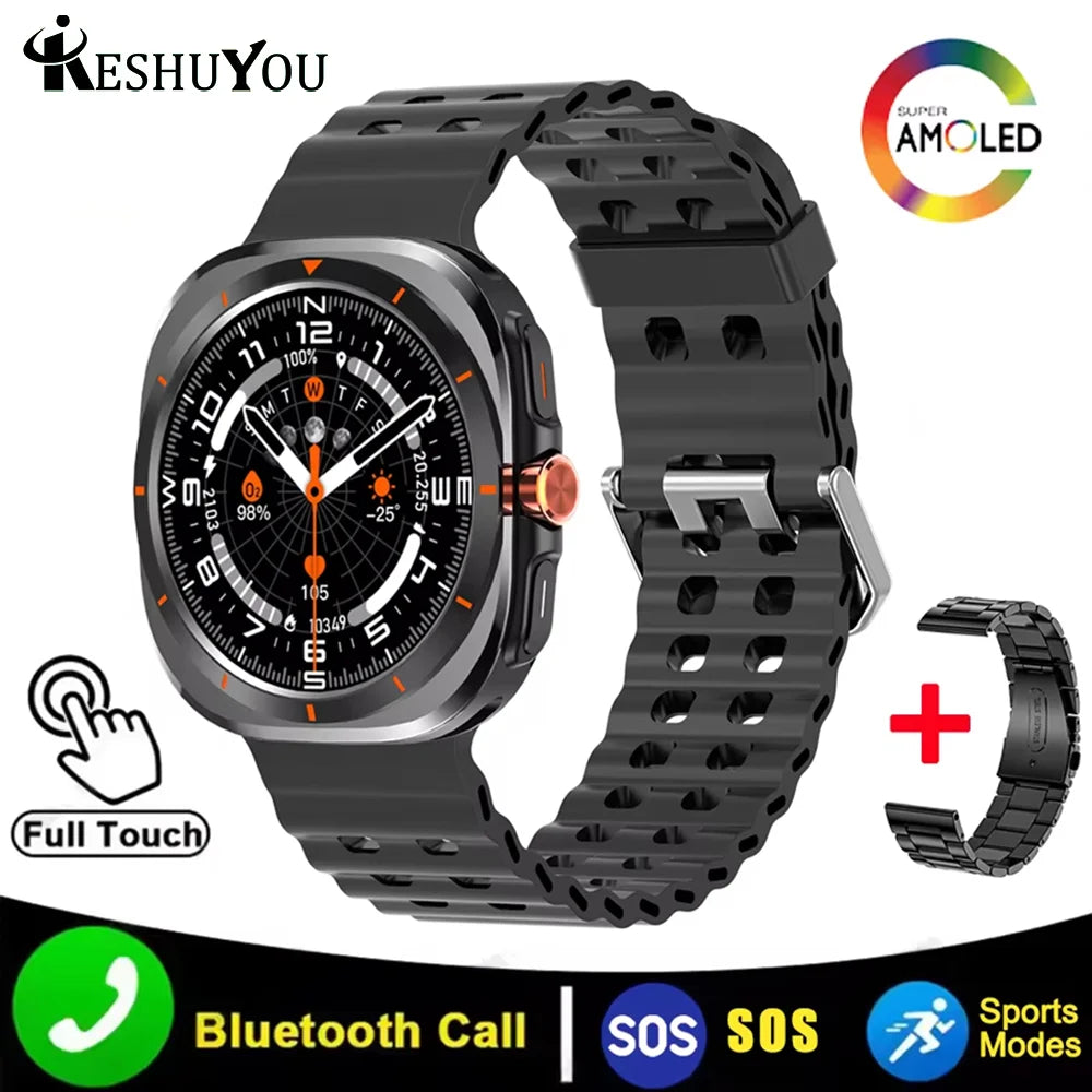 Smart Watch with Heart Rate Monitor and AMOLED Screen - Smarsty