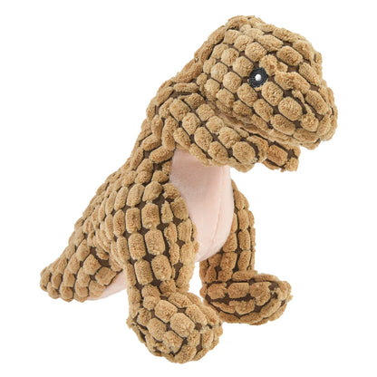 Interactive Plush Dinosaur Chew Toys for Small Dogs - Smarsty