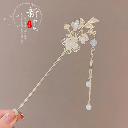 Elegant Flower Tassel Hair Clip for Women - Smarsty