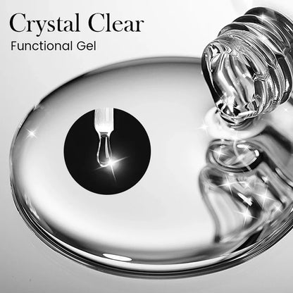 Clear Building Nail Gel Base Coat for Stronger Extensions - Smarsty