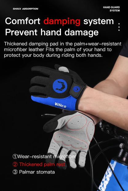 Breathable Cycling Gloves Anti Shock MTB Gloves - Smarsty