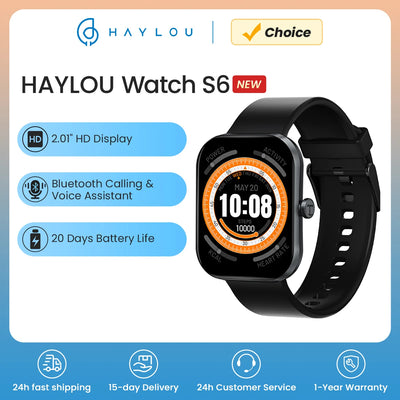 Haylou S6 Voice Calling Smart Watch for Health Monitoring - Smarsty