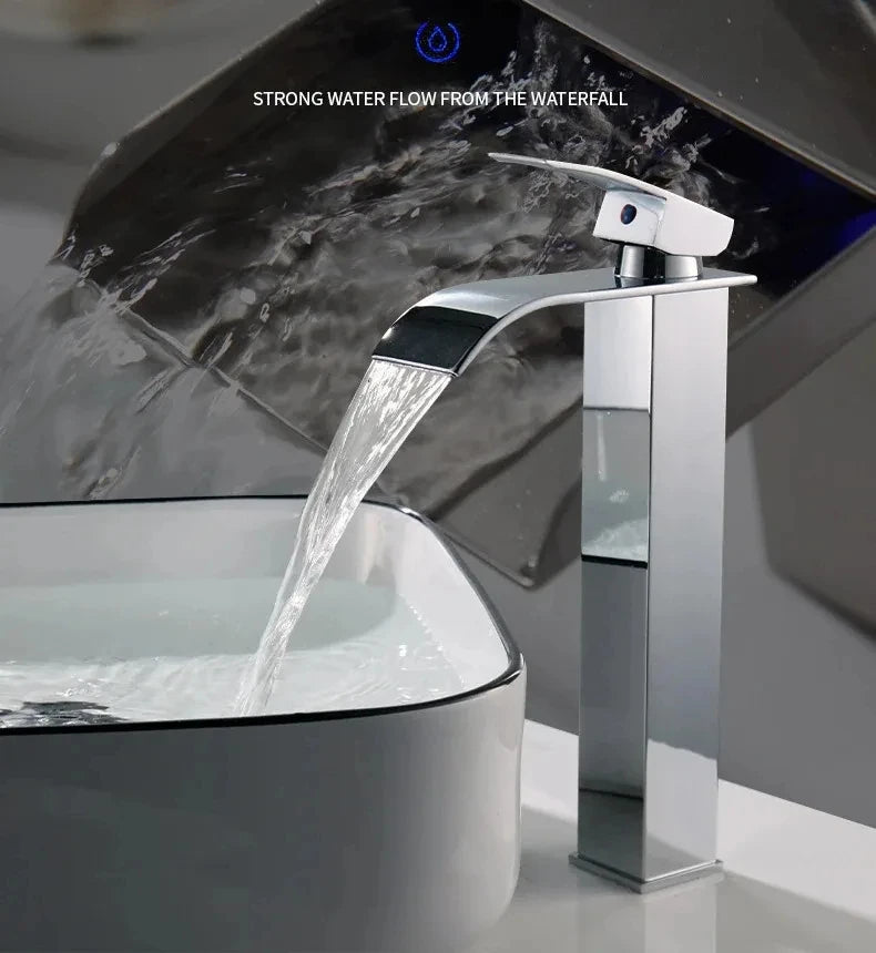 Copper Core Waterfall Stainless Steel Basin Faucet - Smarsty