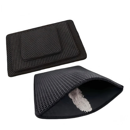 Double Layer Waterproof Cat Litter Mat for Easy Cleaning - Smarsty