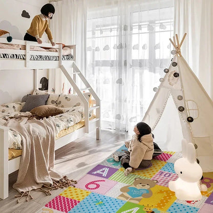Foldable Baby Play Mat Children's Double-sided Pattern Protection Non-slip Activity Carpet Children's Educational Activity Mat