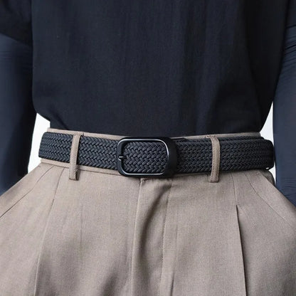Elastic Stretch Canvas Belt for Men and Women Comfortable Fit - Smarsty