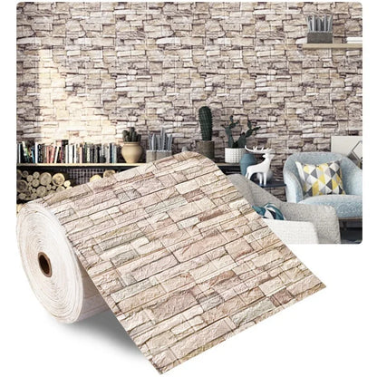 3D Foam Brick Wall Panels Self Adhesive Waterproof Decor - Smarsty