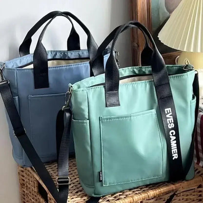 Casual Large Capacity Tote Bag Nylon Waterproof Everyday - Smarsty