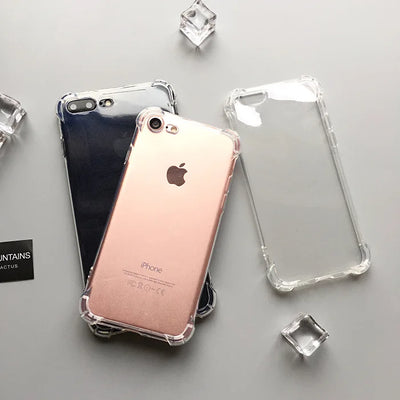 Clear TPU Iphone Case Anti Knock Dropproof Protection - Smarsty