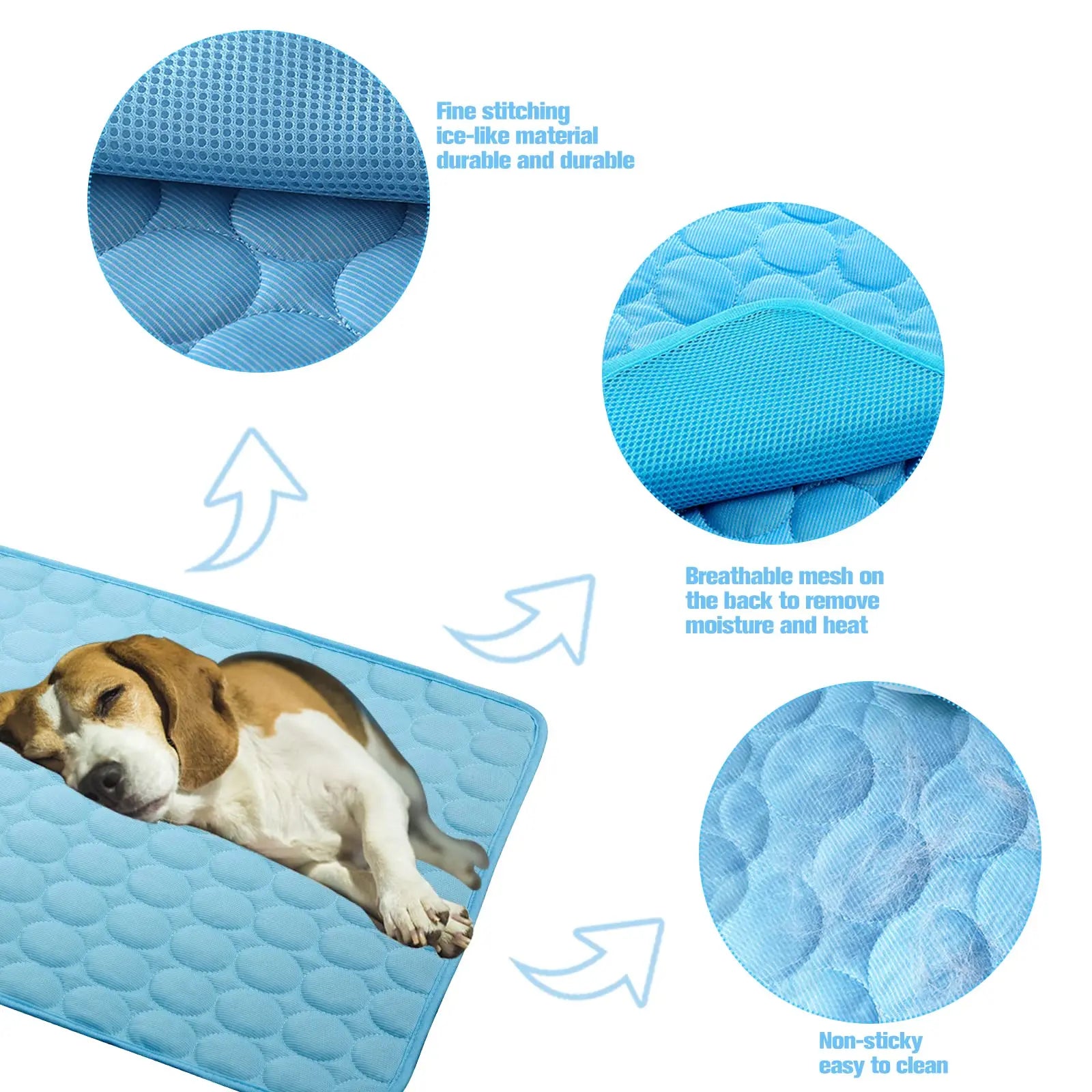 Large Dog Cooling Mat for Summer Comfort - Smarsty