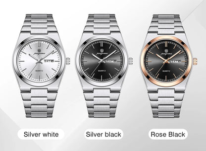 Luxury Waterproof Quartz Men's Watch with Luminous Features - Smarsty