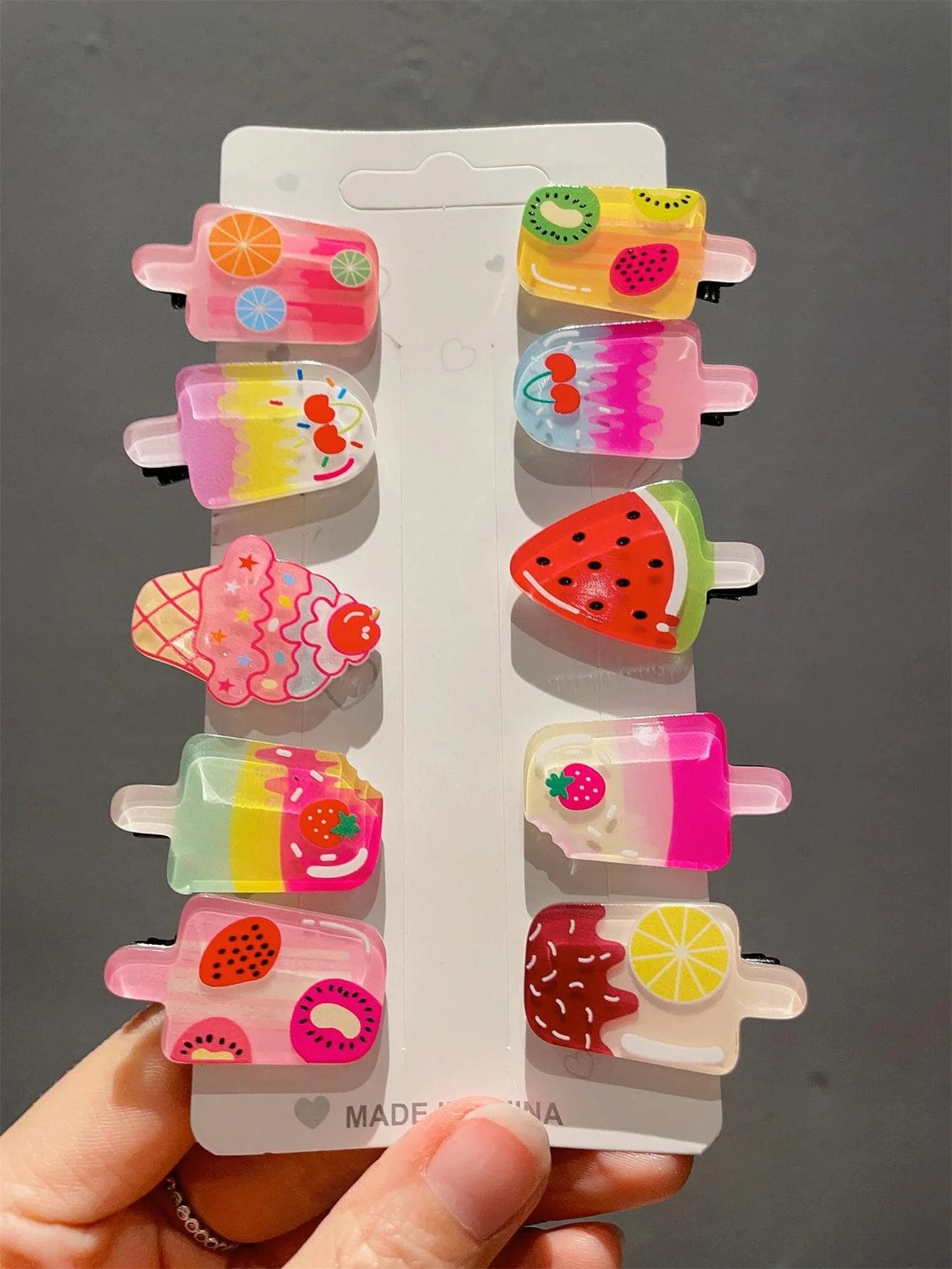 Cute Ice Cream Hair Clips for Summer Fun - Smarsty