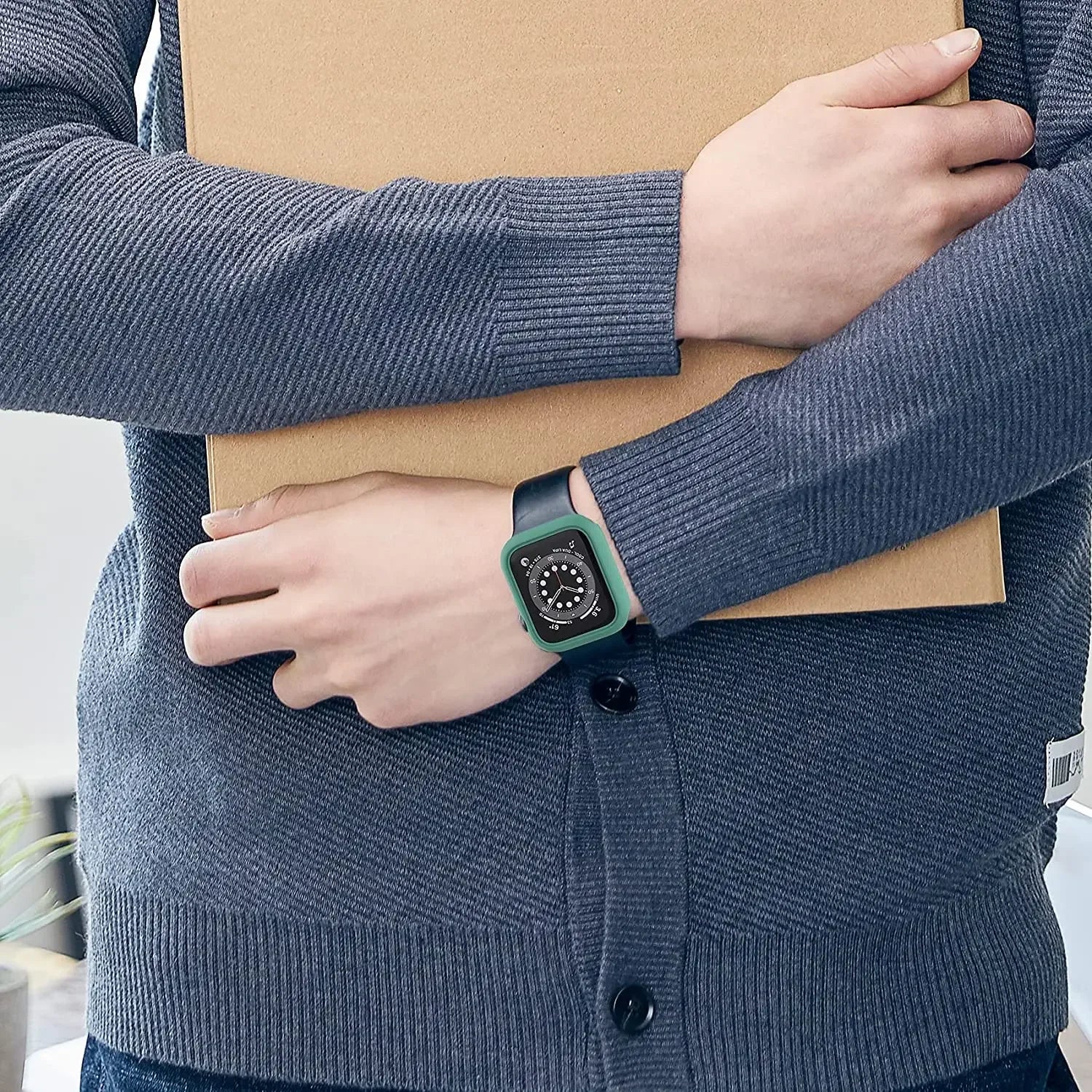 Cover for Apple Watch Case 45mm 41mm 44mm 40mm 42mm 38mm 46 49 mm Accessories PC Protector bumper iWatch Series 8 7 SE 6 5 4 3 9 - Smarsty