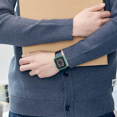 Cover for Apple Watch Case 45mm 41mm 44mm 40mm 42mm 38mm 46 49 mm Accessories PC Protector bumper iWatch Series 8 7 SE 6 5 4 3 9 - Smarsty