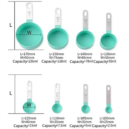 Stainless Steel Measuring Cups and Spoons Set for Precise Baking - Smarsty