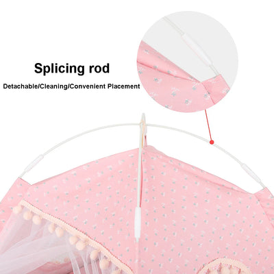Foldable Cat Tent Bed for All Seasons - Smarsty